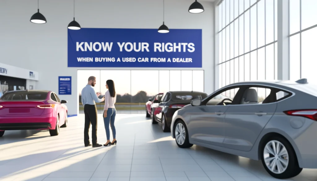 Your Rights When Buying A Used Car From A Dealer