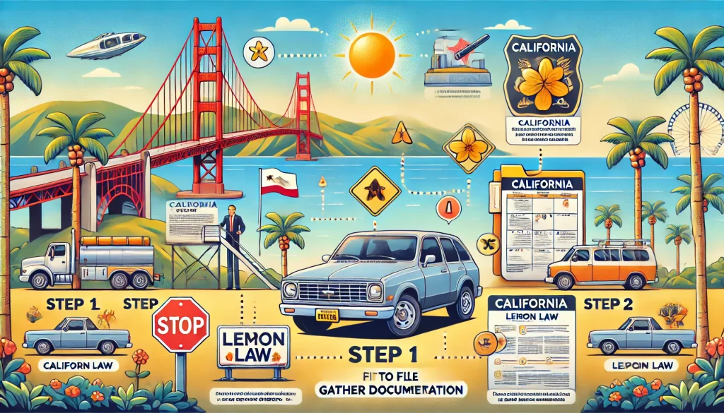 filing a lemon law claim in califprnia