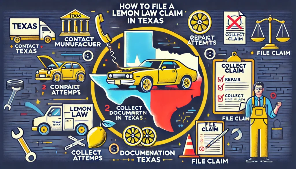 filing a lemon law claim in texas