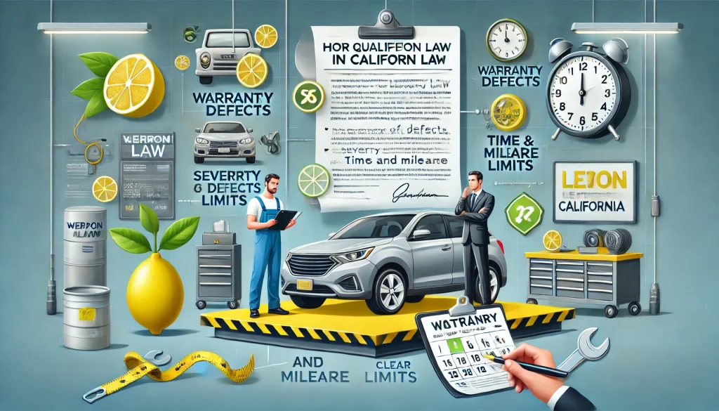 Car Qualify for Lemon Law in California